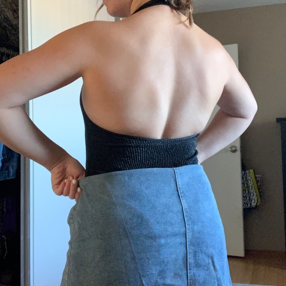 Our From Under Black Sparkle Bodysuit - Picture 2 of 4